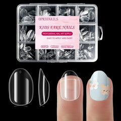 OPkssnails 360-piece almond kid nail tips for quick at-home manicures