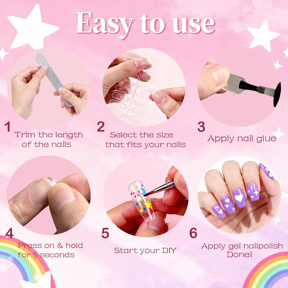 OPkssnails BPA-free ABS material ensures safe, gentle wear for children.