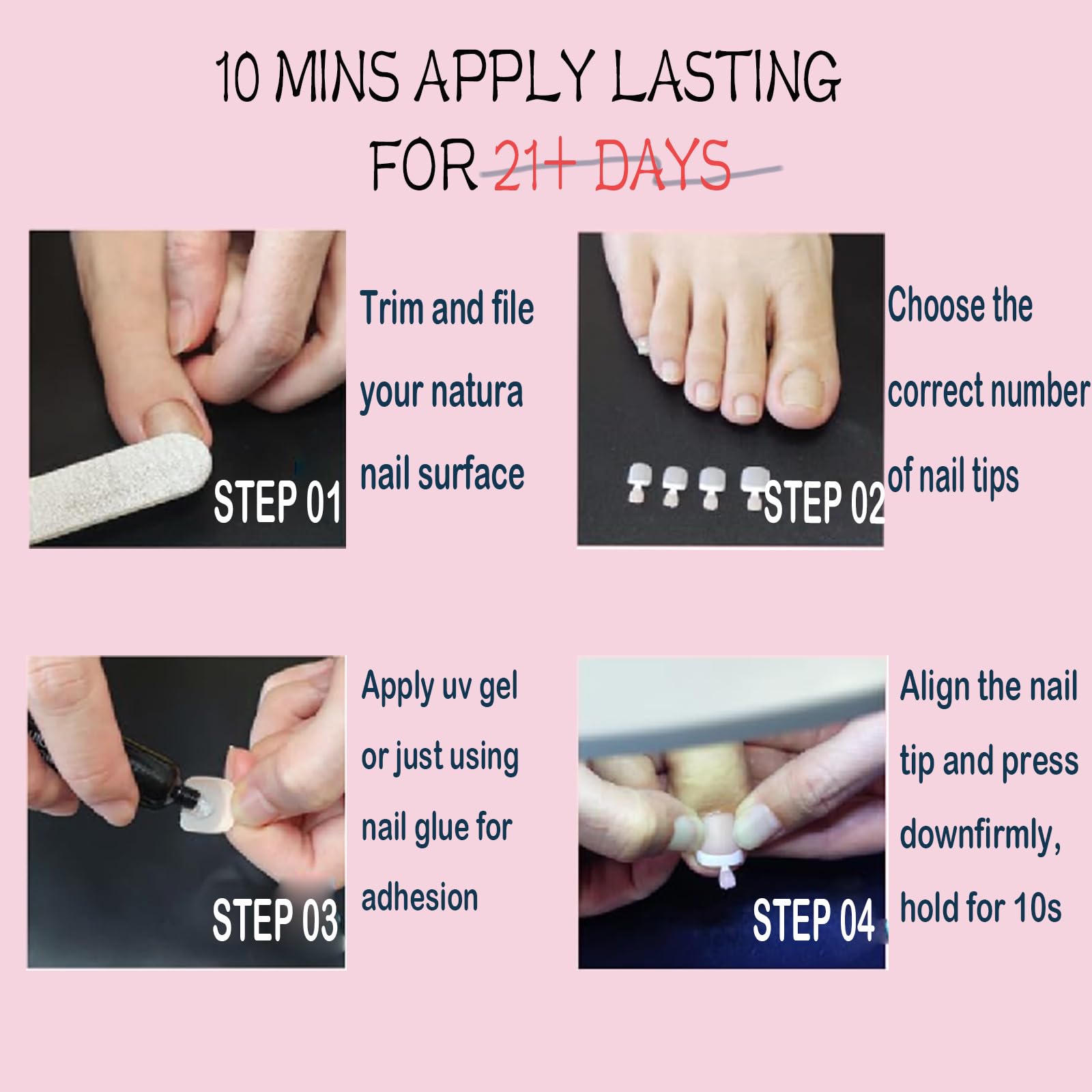 OPkssnails easy pedicure in minutes for sandals-ready toes