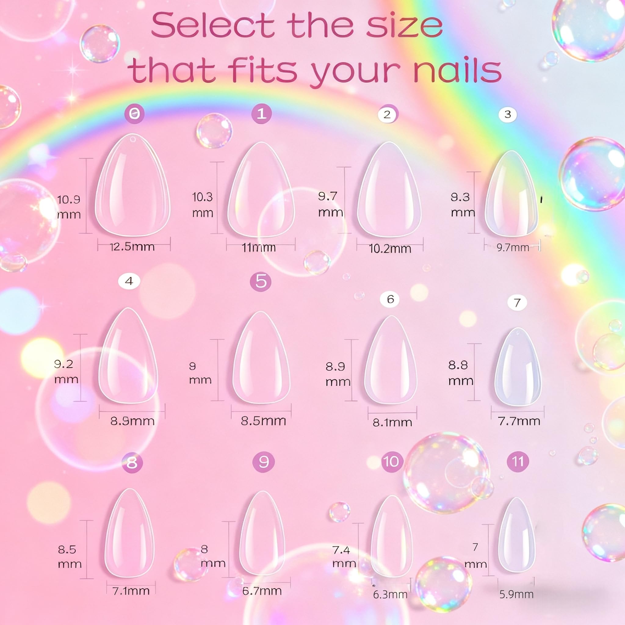 OPkssnails kit de aplicación fácil para manicura en casa