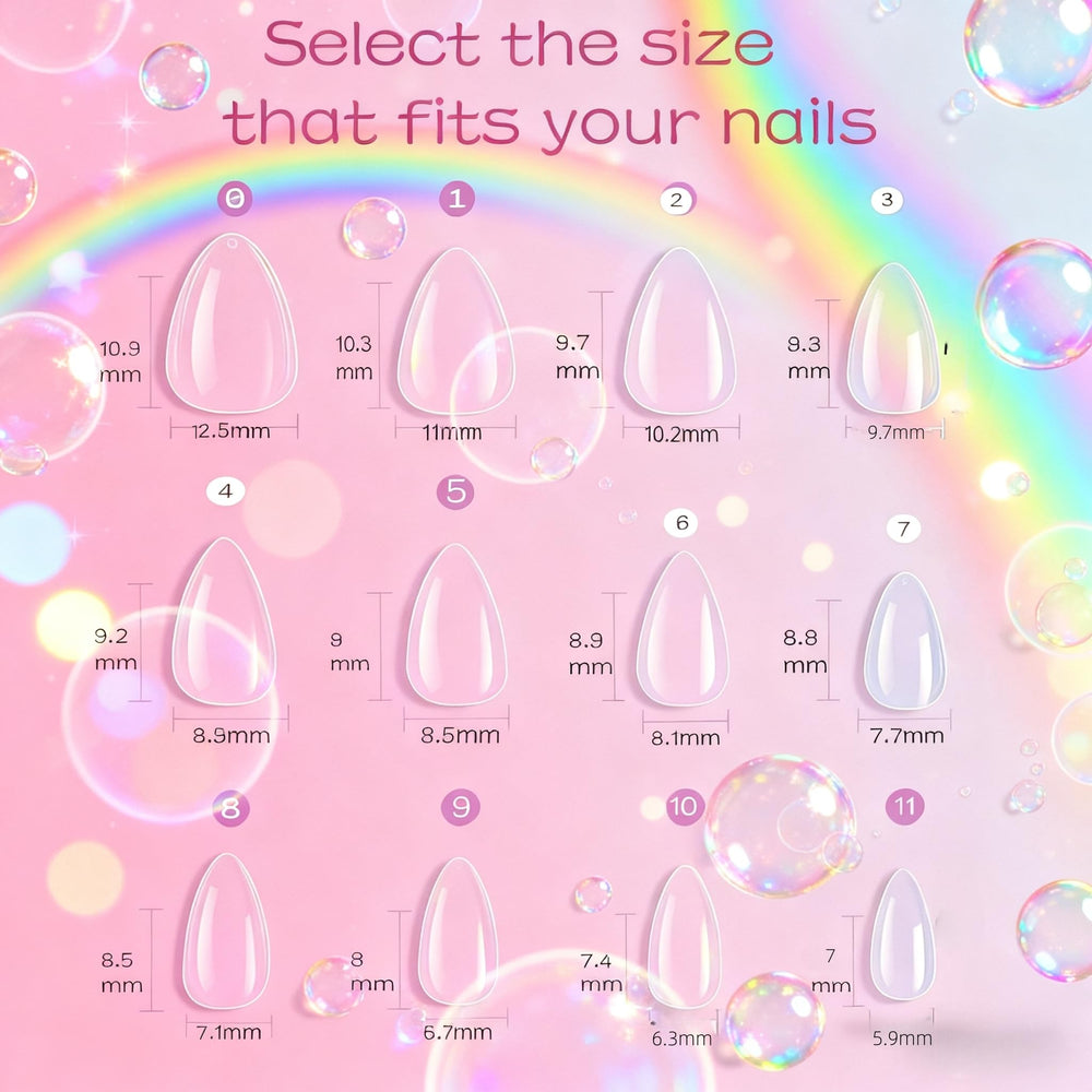 OPkssnails kit de aplicación fácil para manicura en casa