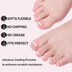 OPkssnails twelve-sizes toenail tips ensure precise fit