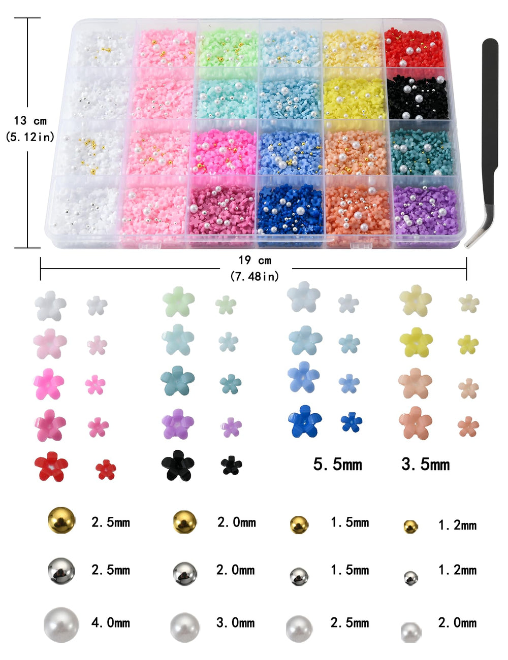 OPMADM caviar beads add texture and shimmer to nail art