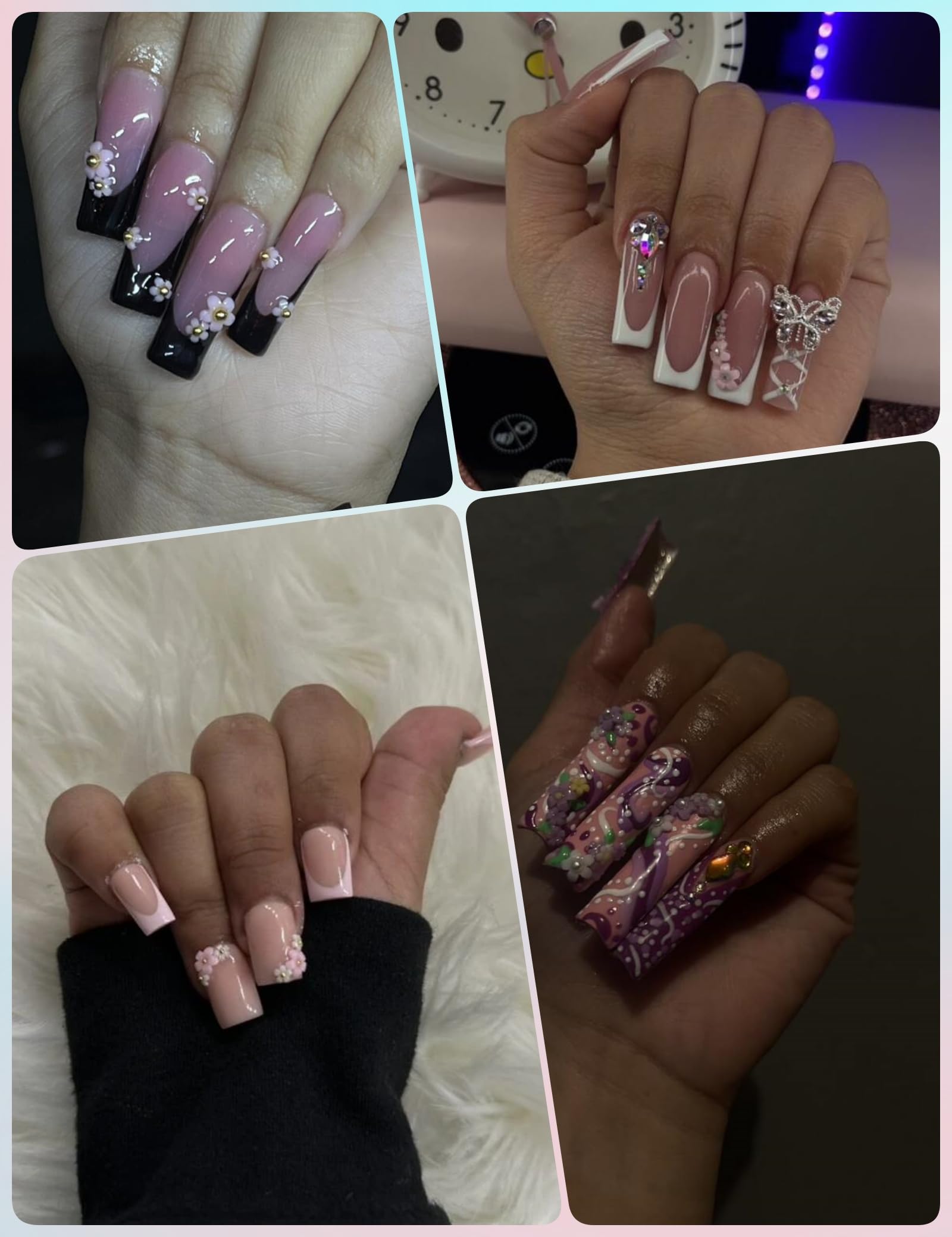 OPMADM resin spring nail charms easy to apply at home
