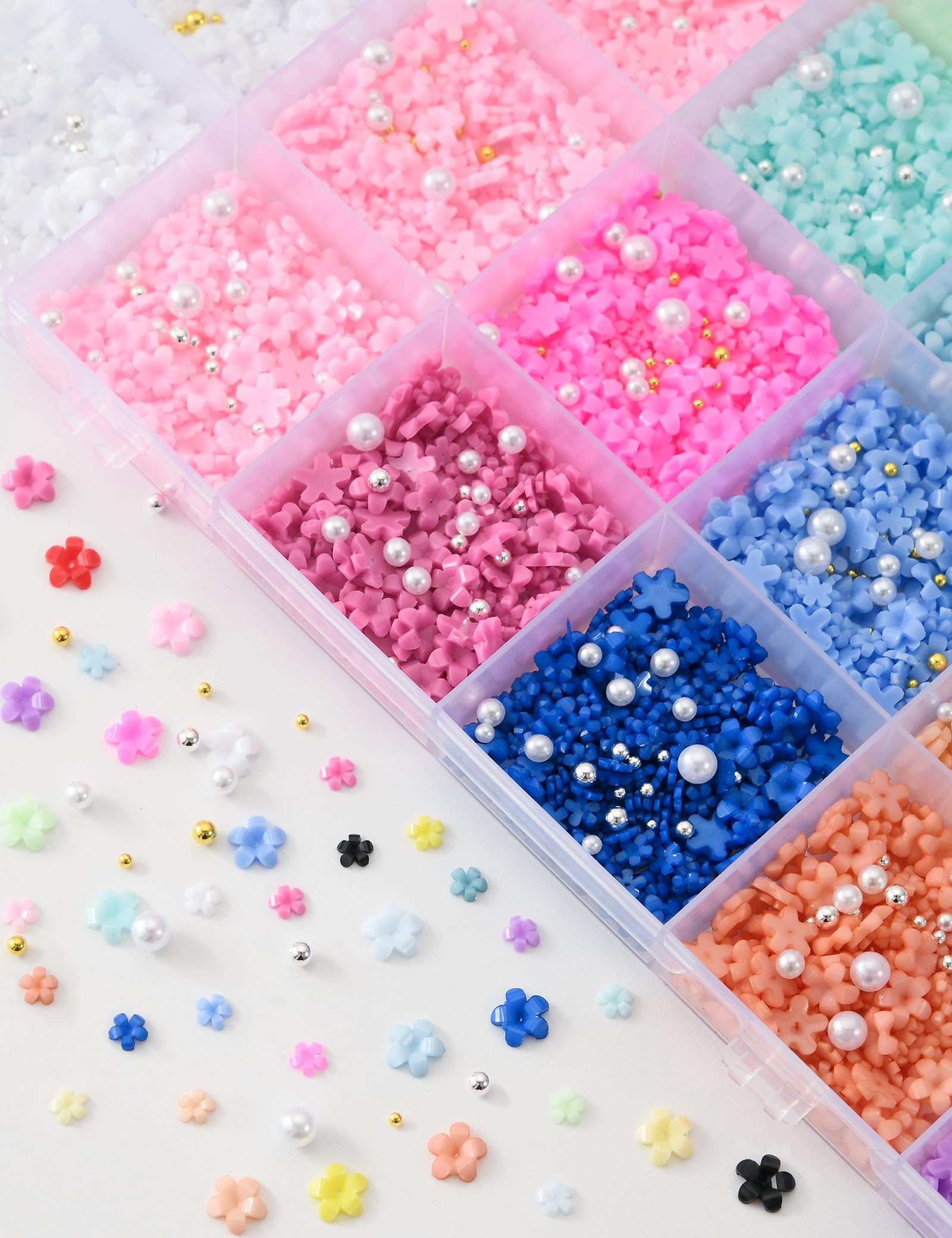 OPMADM flat-back pearls for elegant, long-lasting nail designs