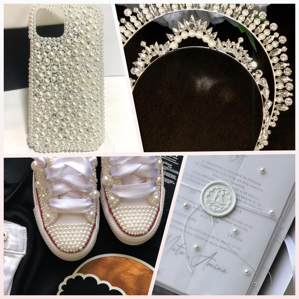 OPMADM kit accesorios DIY, lápiz de cera y pinzas para pegar