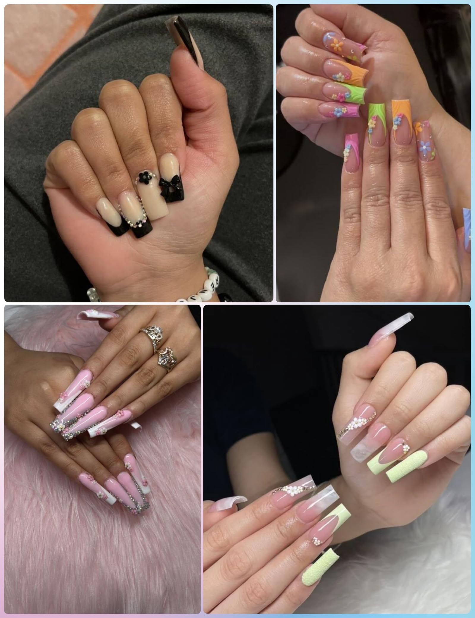 OPMADM complete nail art kit with tweezers and wax pencil