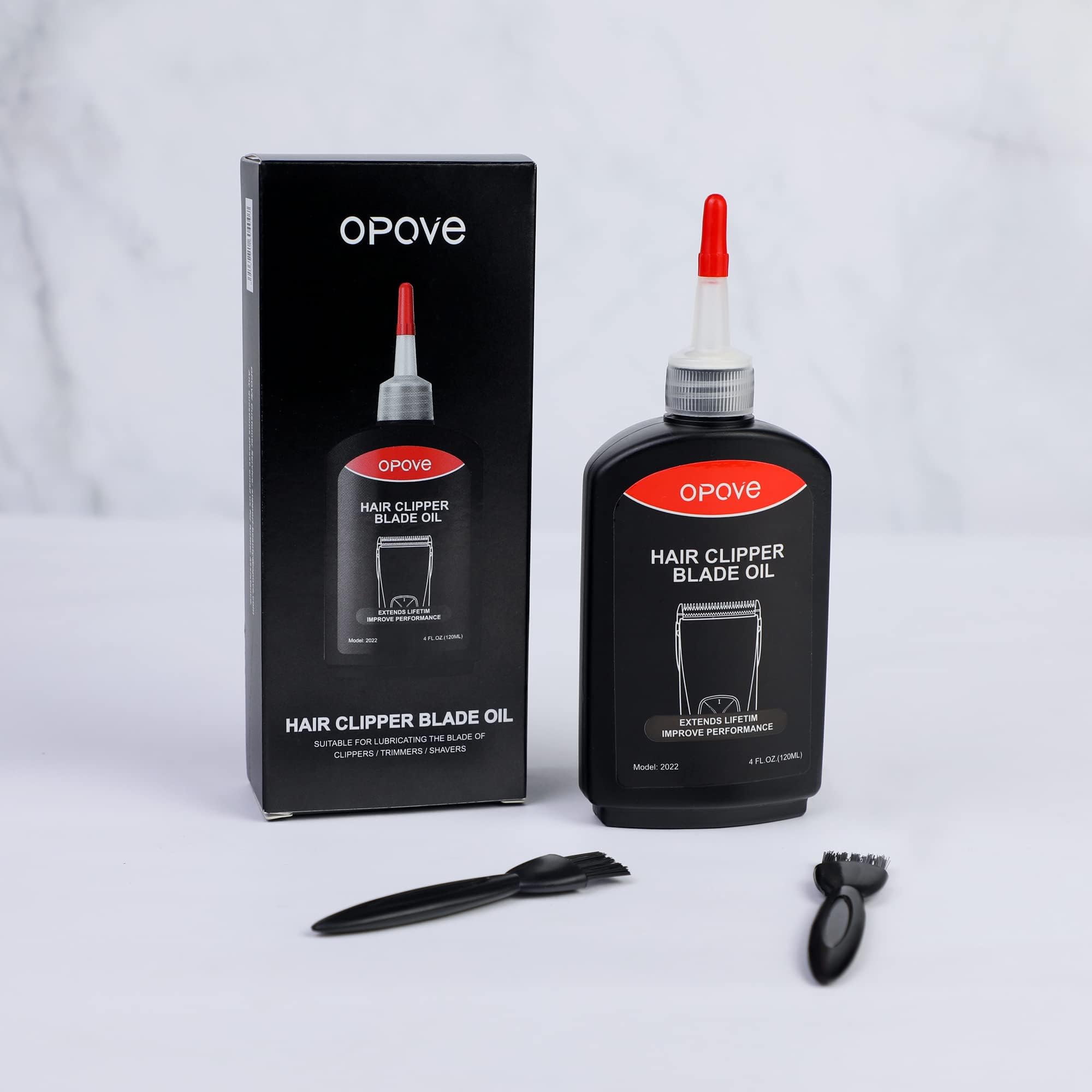Opove rust-prevention bottle feature aids blade longevity.