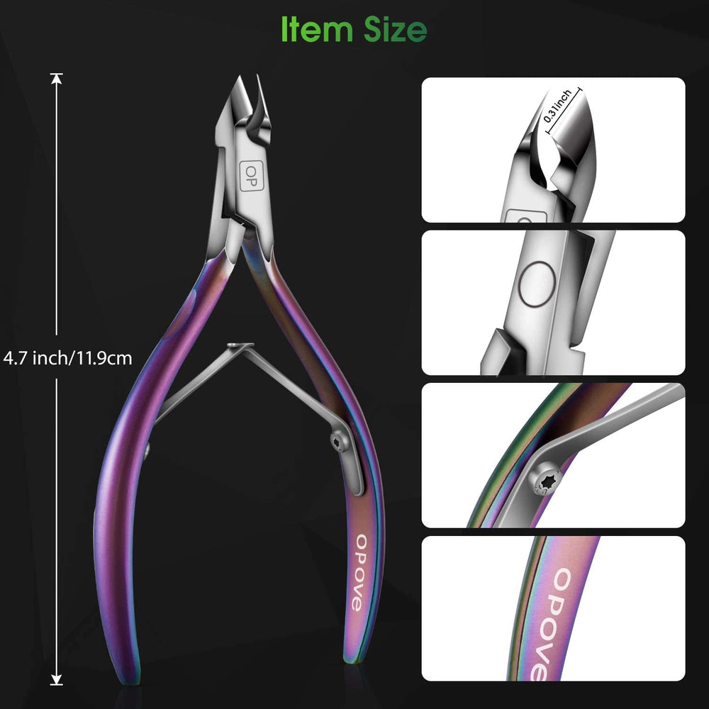 opove X7 3/4 jaw cutter enabling precise cuticle trimming