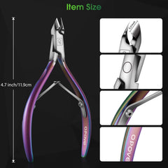 opove X7 3/4 jaw cutter enabling precise cuticle trimming