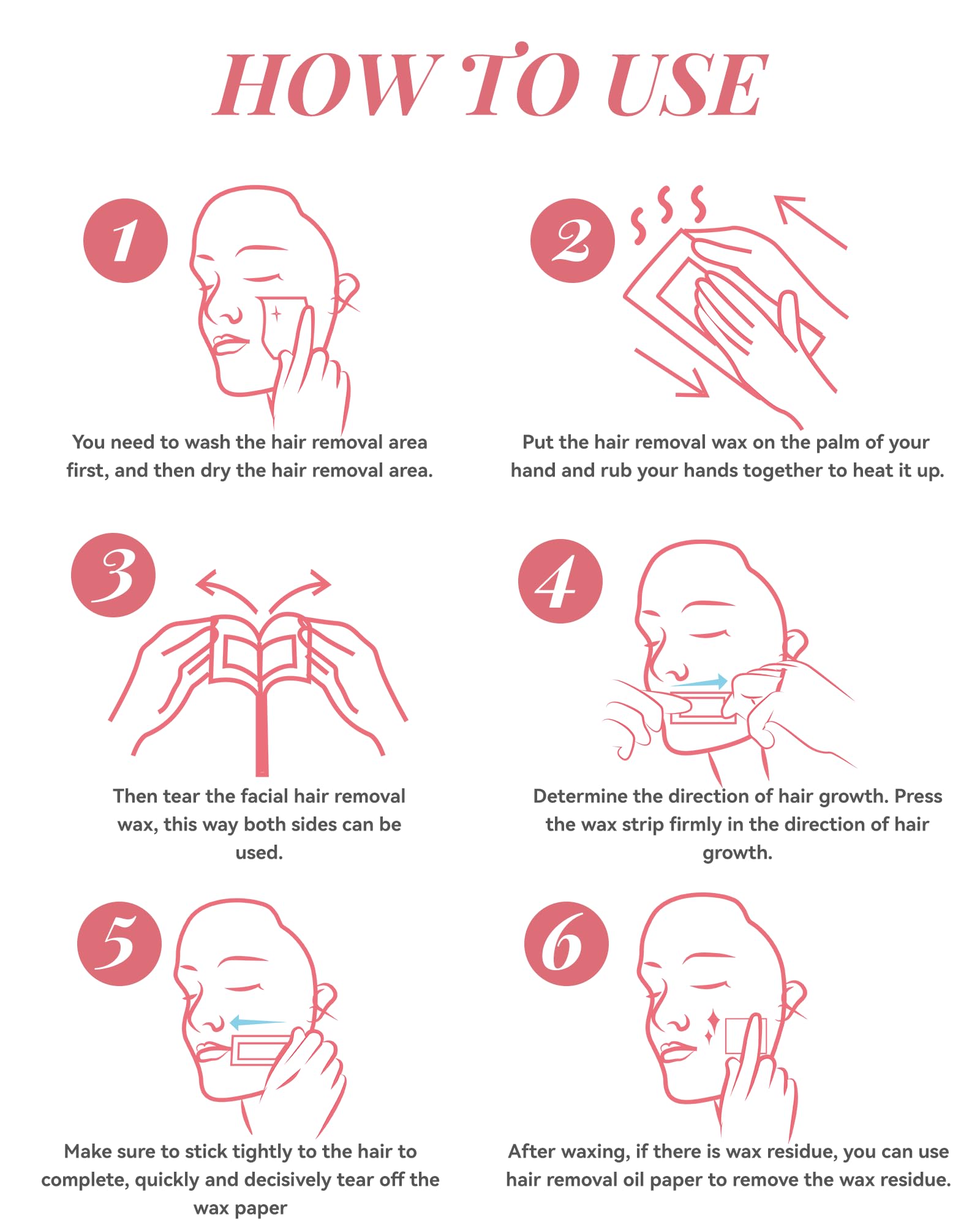 OPOX arms wax strips for efficient full-limb hair removal.