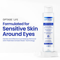 Optase Life desmaquillante ojos almohadilla aplicación: elimina maquillaje sin enjuague.