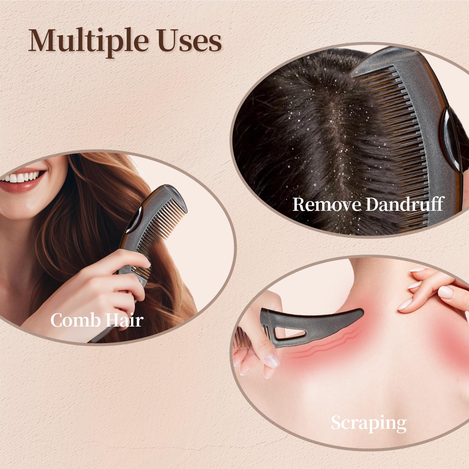 Optisake family-friendly hairbrush for kids and adults, durable daily use.