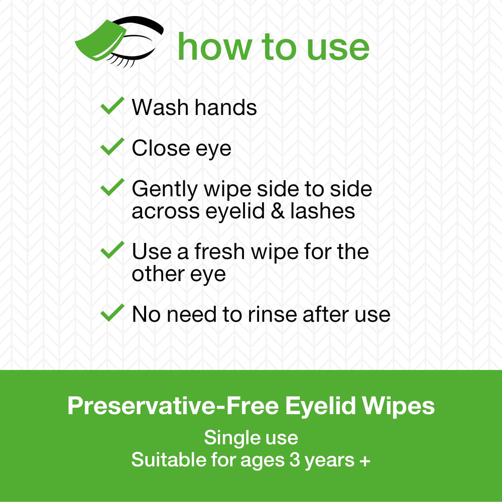 Opti-Soothe sin conservantes, opción suave para piel sensible alrededor de los ojos.