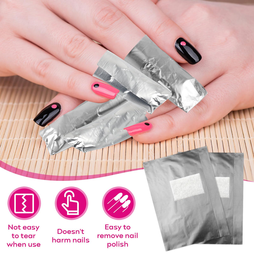 Opvixi aluminum foil with lint-free pad locks remover for cleaner removal.