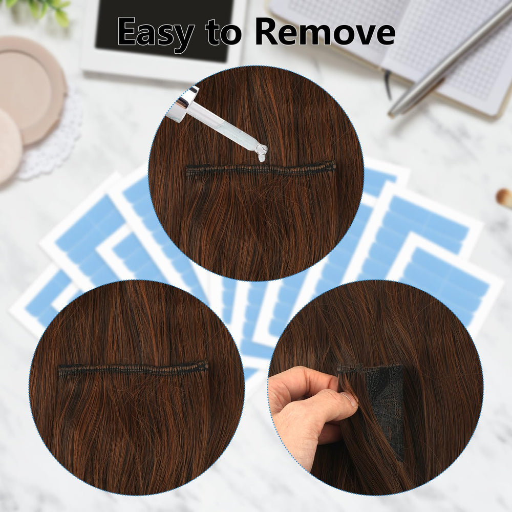 Opvixi wig-compatibility tape fits most extensions for versatile styling