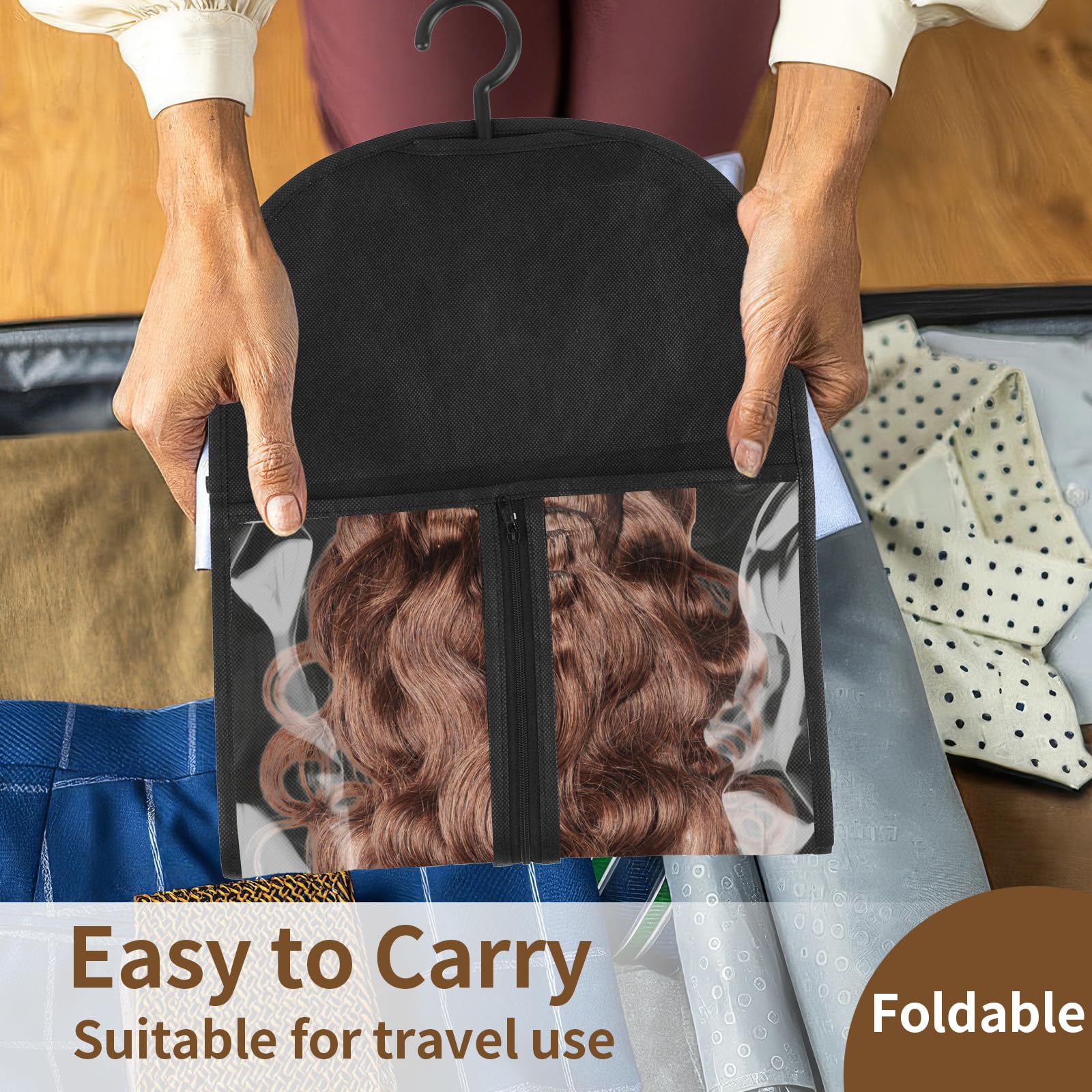 Opvixi 60x29 cm bag suitable for long or short extensions.