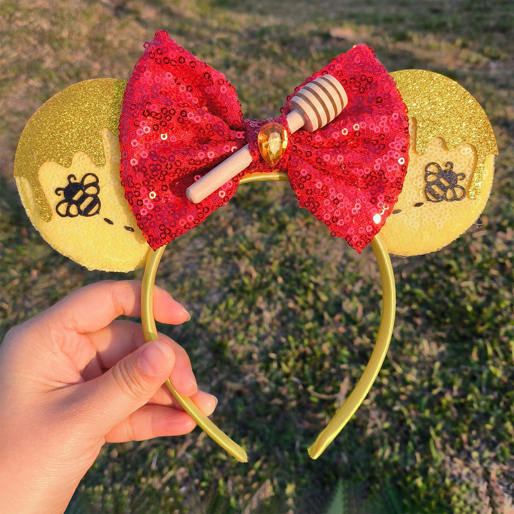 Opzzqz diadema orejas de ratón en variedad de colores para fiestas.