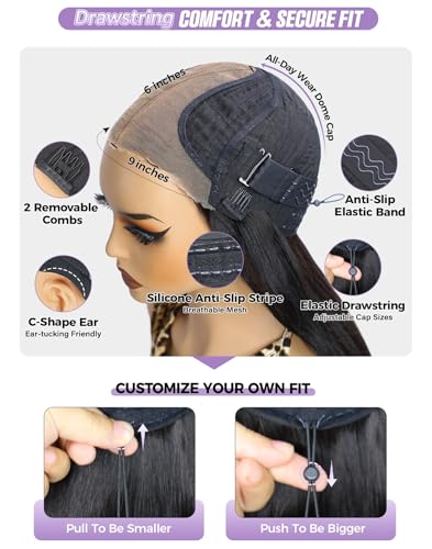 OQ Hair Natural blend for daily wear at work or events.