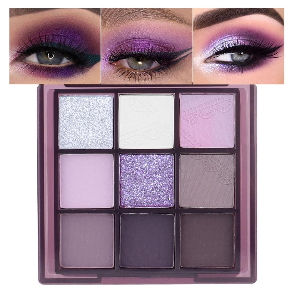 ORANOT paleta sombras 9 colores para ojos, versátil para diversos looks.