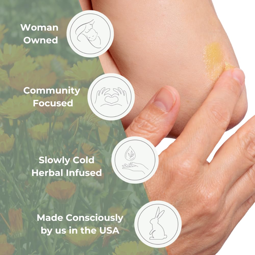 Packaging box of Ora's Amazing Herbal Body Powder, USA-made
