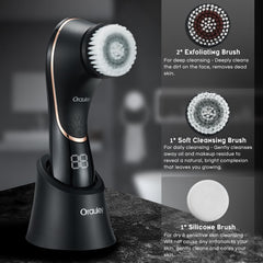 Orauley IPX7 waterproof design for safe shower use