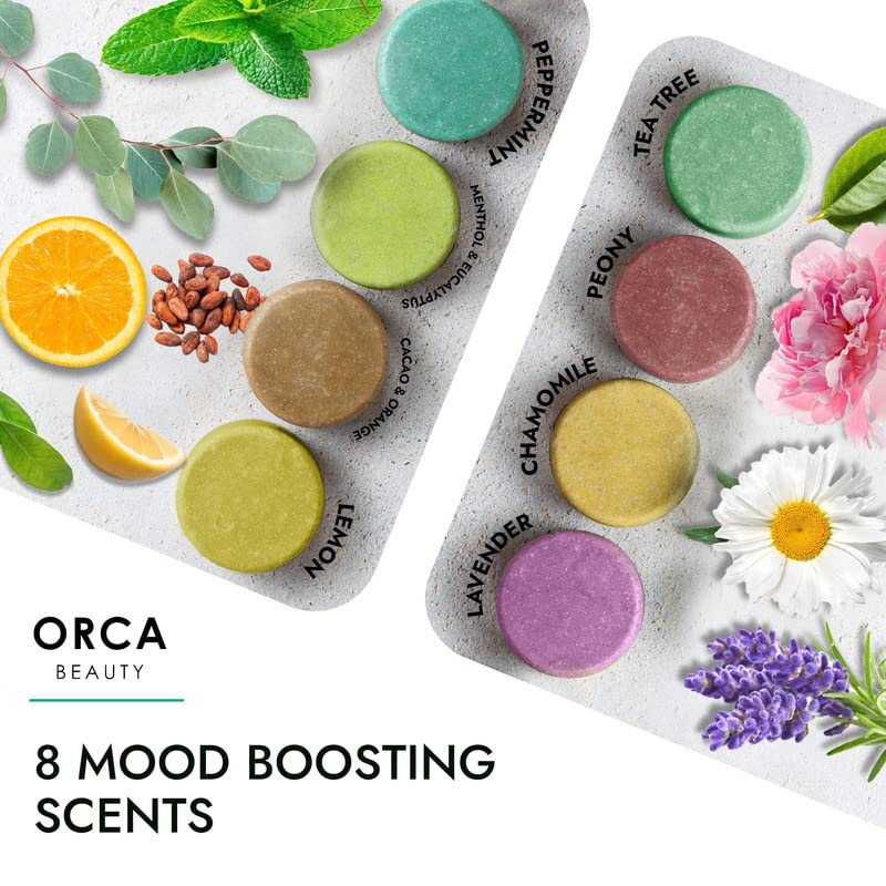 Orca Beauty bomba cacao y naranja aroma reconfortante para la ducha.