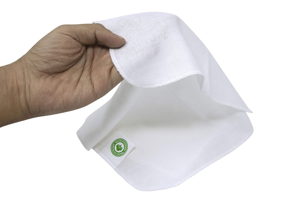 Organic Cotton Mart desmaquillante de muselina para retirar maquillaje con suavidad
