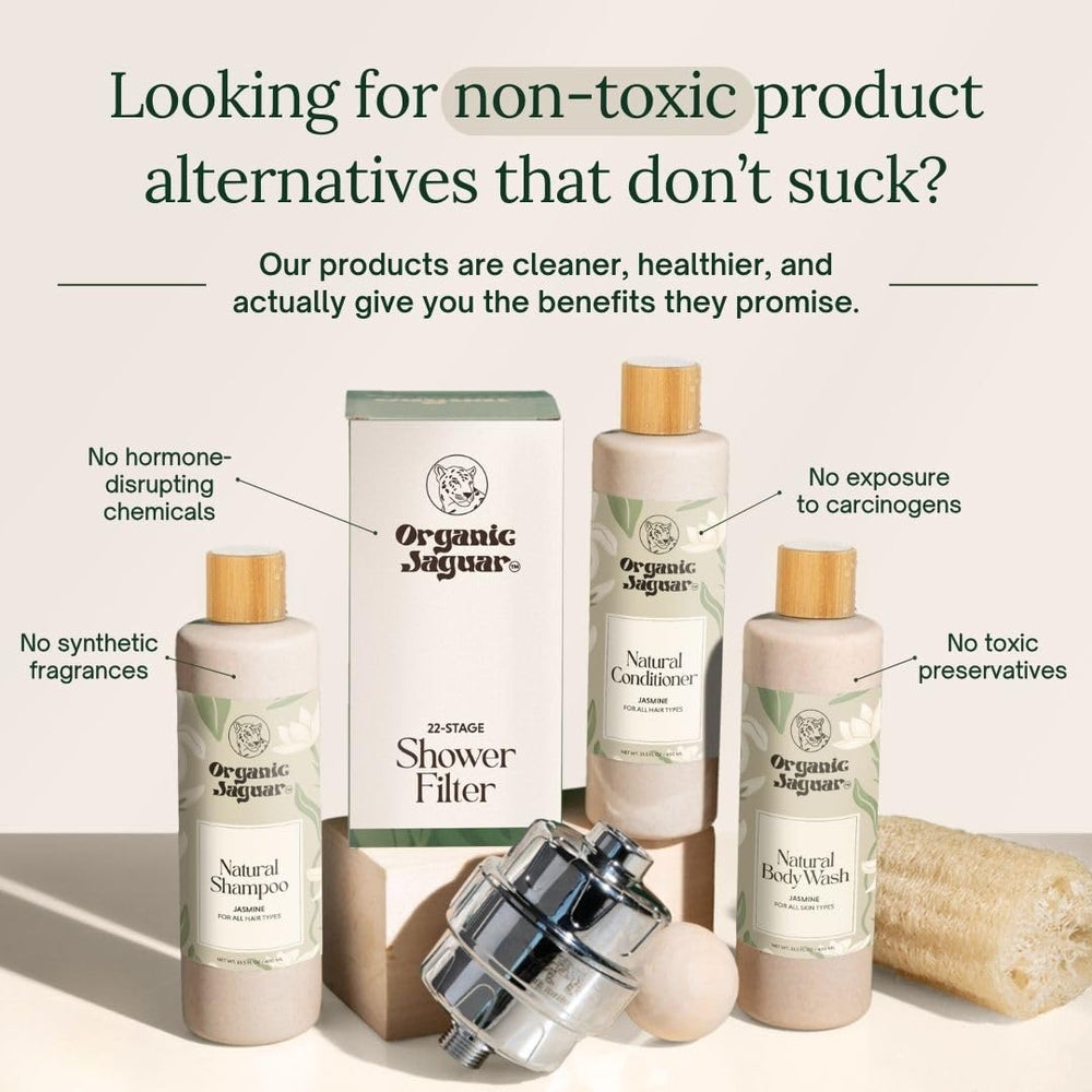 Aloe vera gel infusion supports hydration in Organic Jaguar body wash