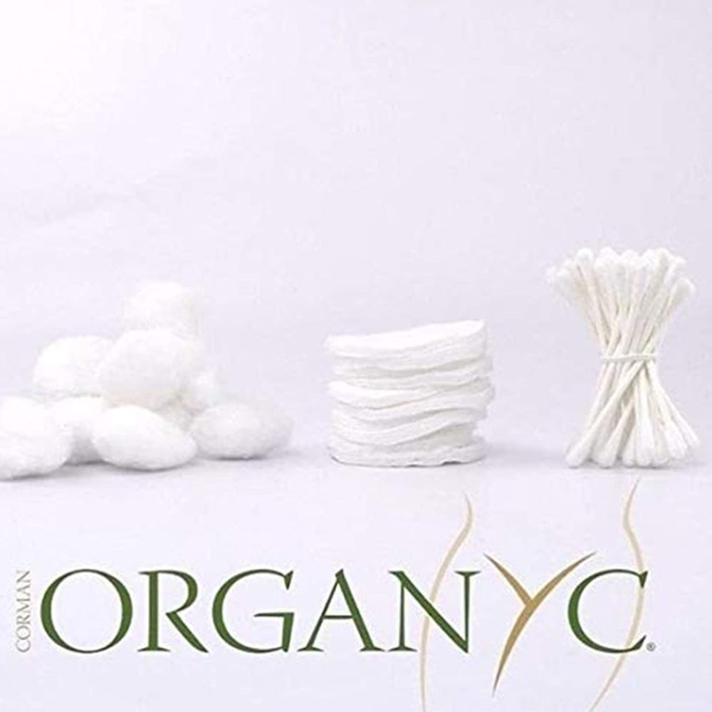 Organyc rounds suitable for baby care, delicate and safe for sensitive skin.