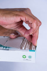 Organyc textura suave y absorbente, con fibra resistente para mayor durabilidad.