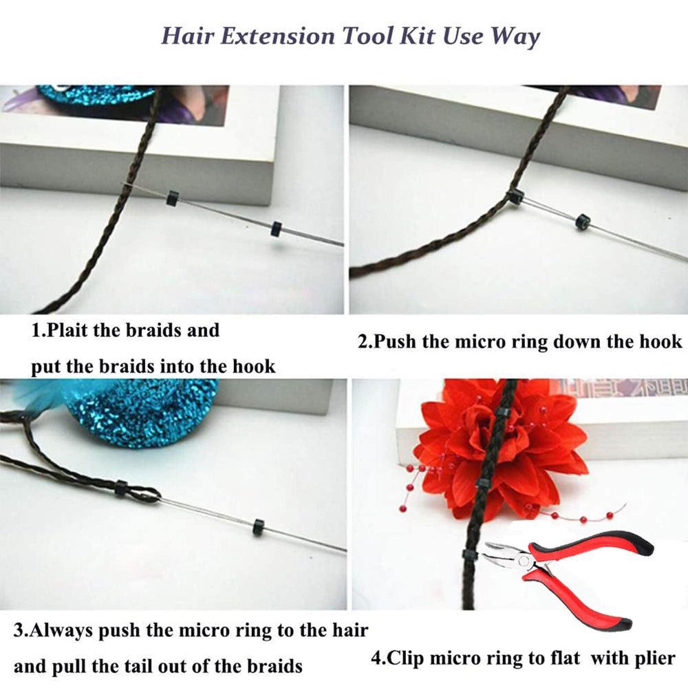 Orgrimmar pulling hook for hair extensions supports smooth threading.
