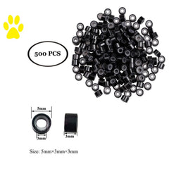 Orgrimmar silicone rings beads device holds hair securely without damage.
