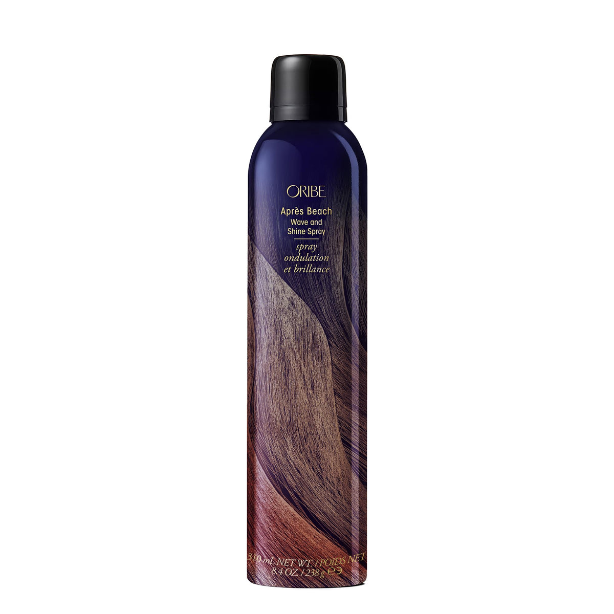 Oribe Apres Beach Wave Spray bottle creates effortless beachy texture for tousled looks