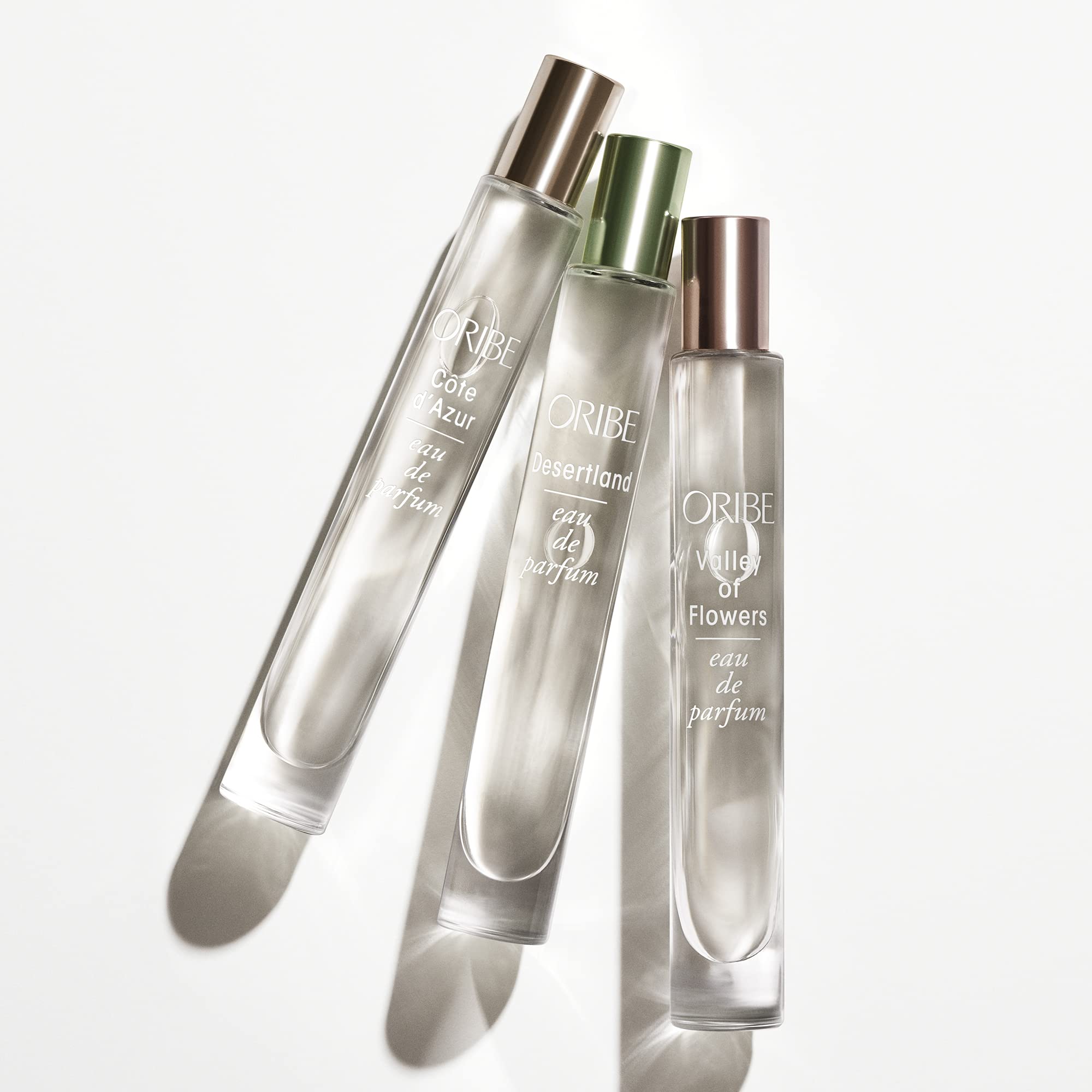 Oribe Côte d'Azur bottle packaging shot suggests luxurious gifting option.