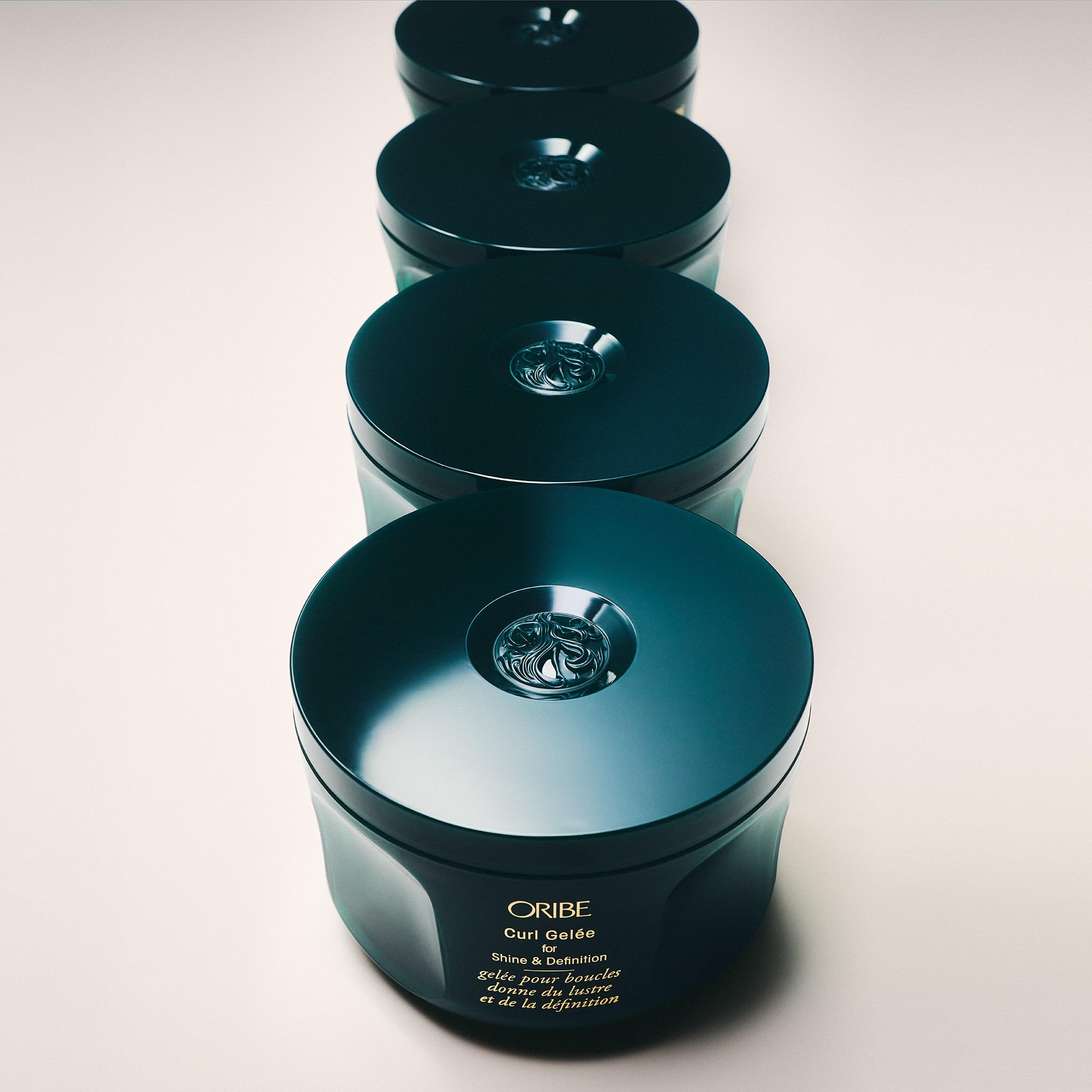 Oribe Curl Gelée hair care during styling demonstrates hold
