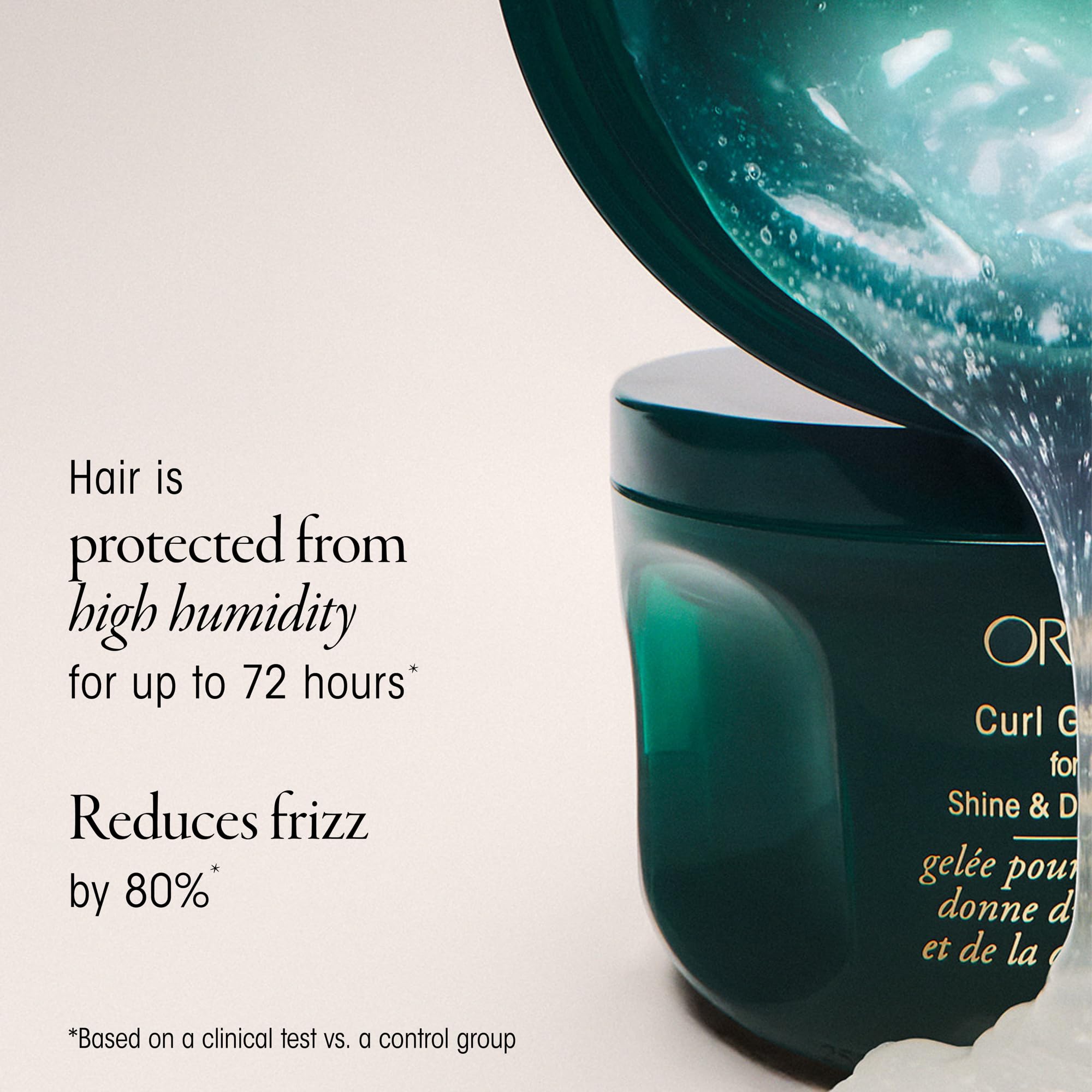 Oribe Curl Gelée smooths curls with glossy definition