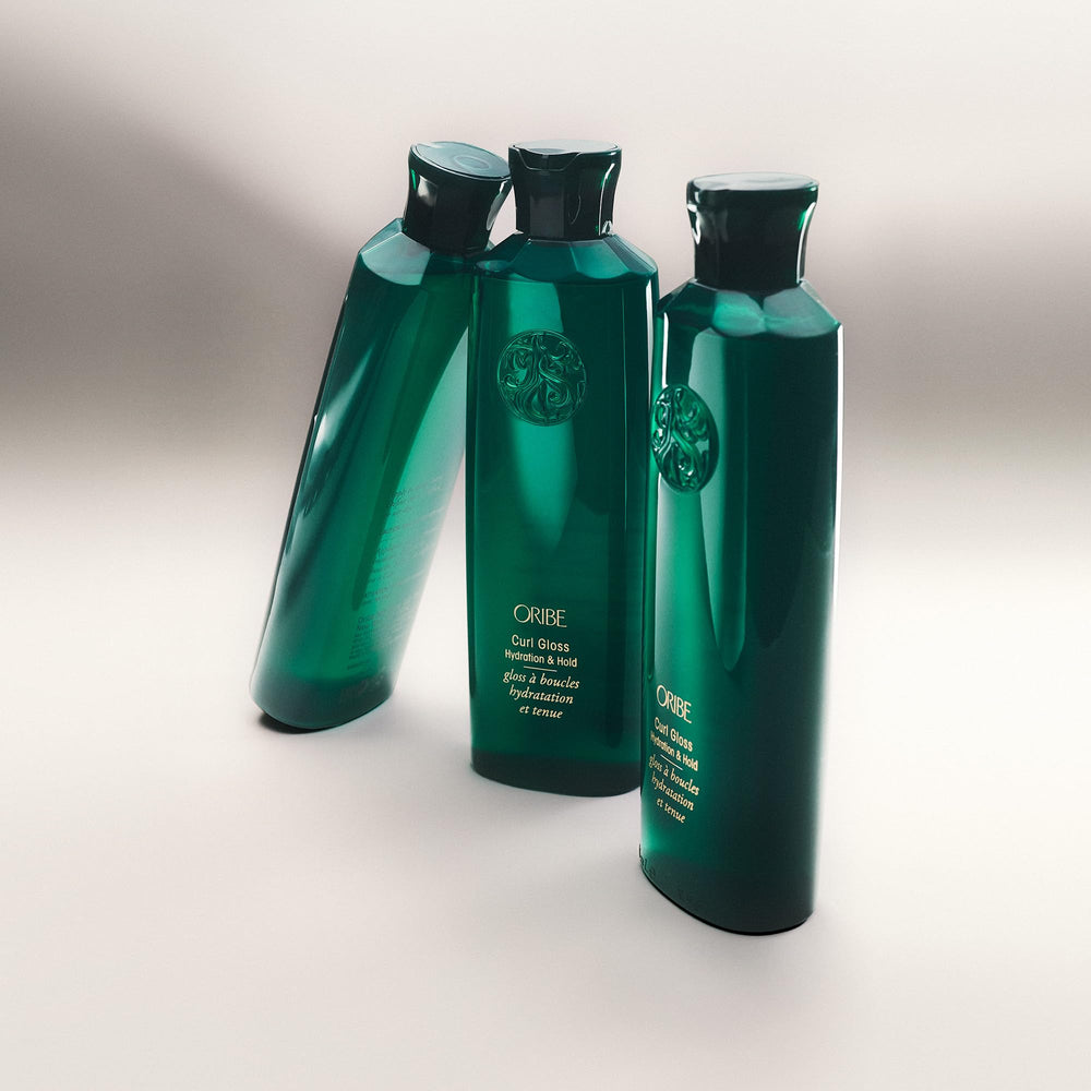 Oribe Curl Gloss color-safe and keratin-safe for color-treated hair.