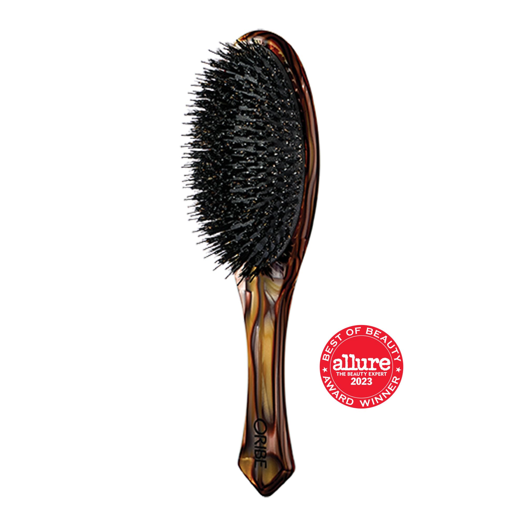 Oribe Flat Brush creates sleek, shiny hair with balanced weight.