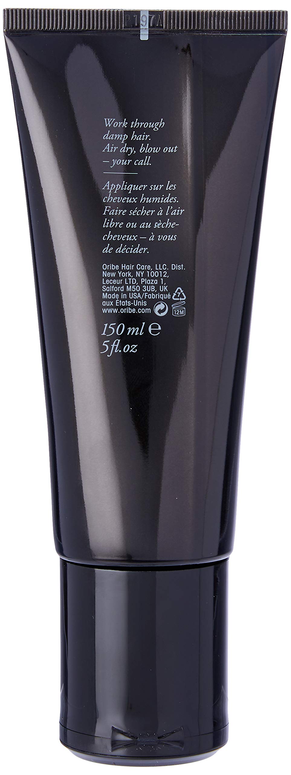 Oribe Gel Radiance Magic and Hold Serum texture swirl reveals silky gel with moisture.