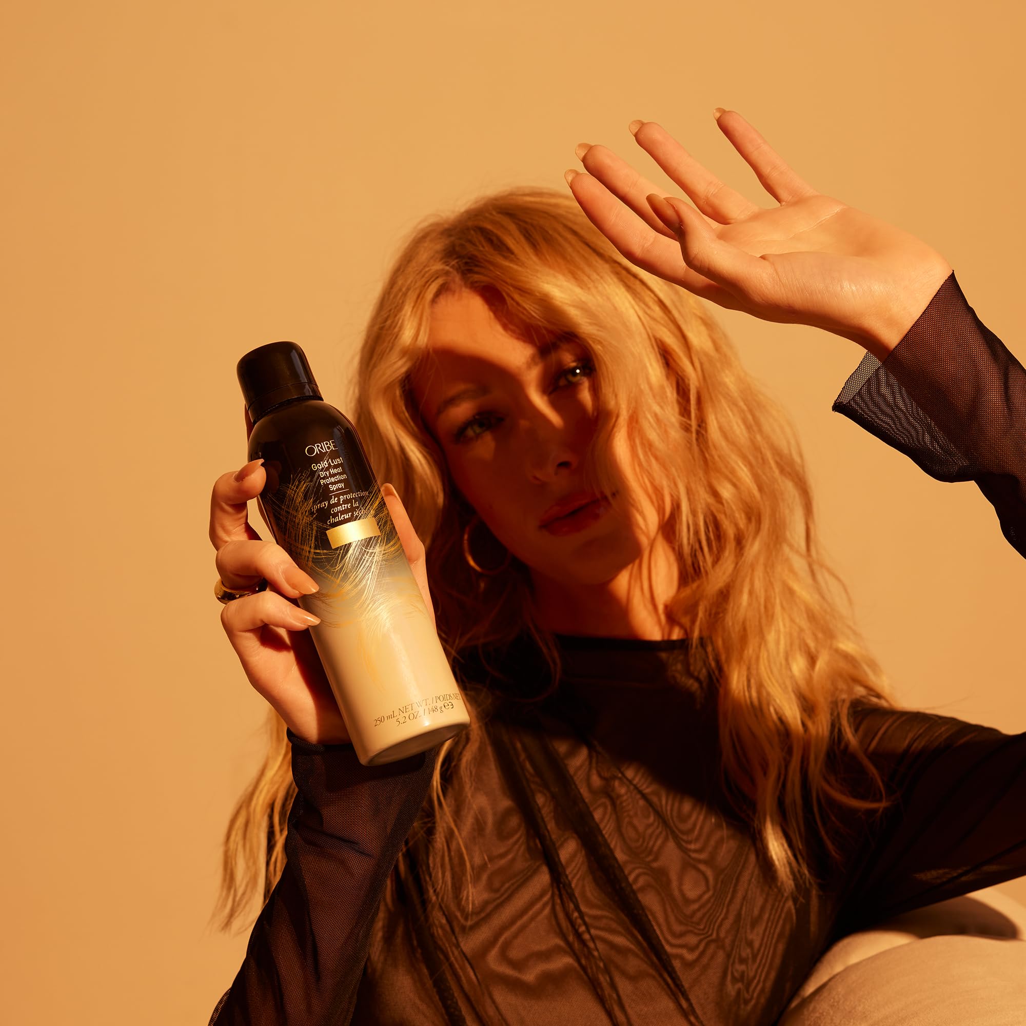 Oribe Gold Lust dry-conditioning spray delivers quick nourishment for refreshed hair
