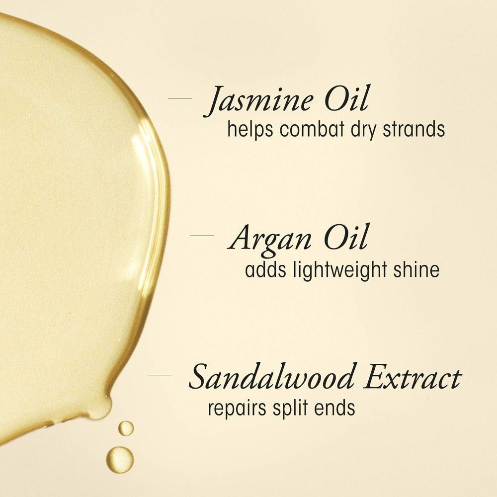 Oribe Gold Lust on damp hair promotes smooth, detangled locks.
