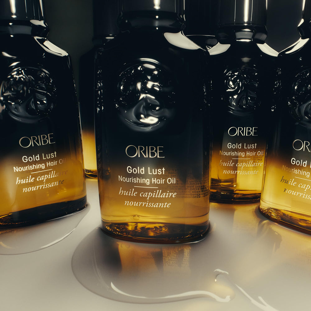 Oribe Gold Lust oil delivers lightweight shine and frizz control.