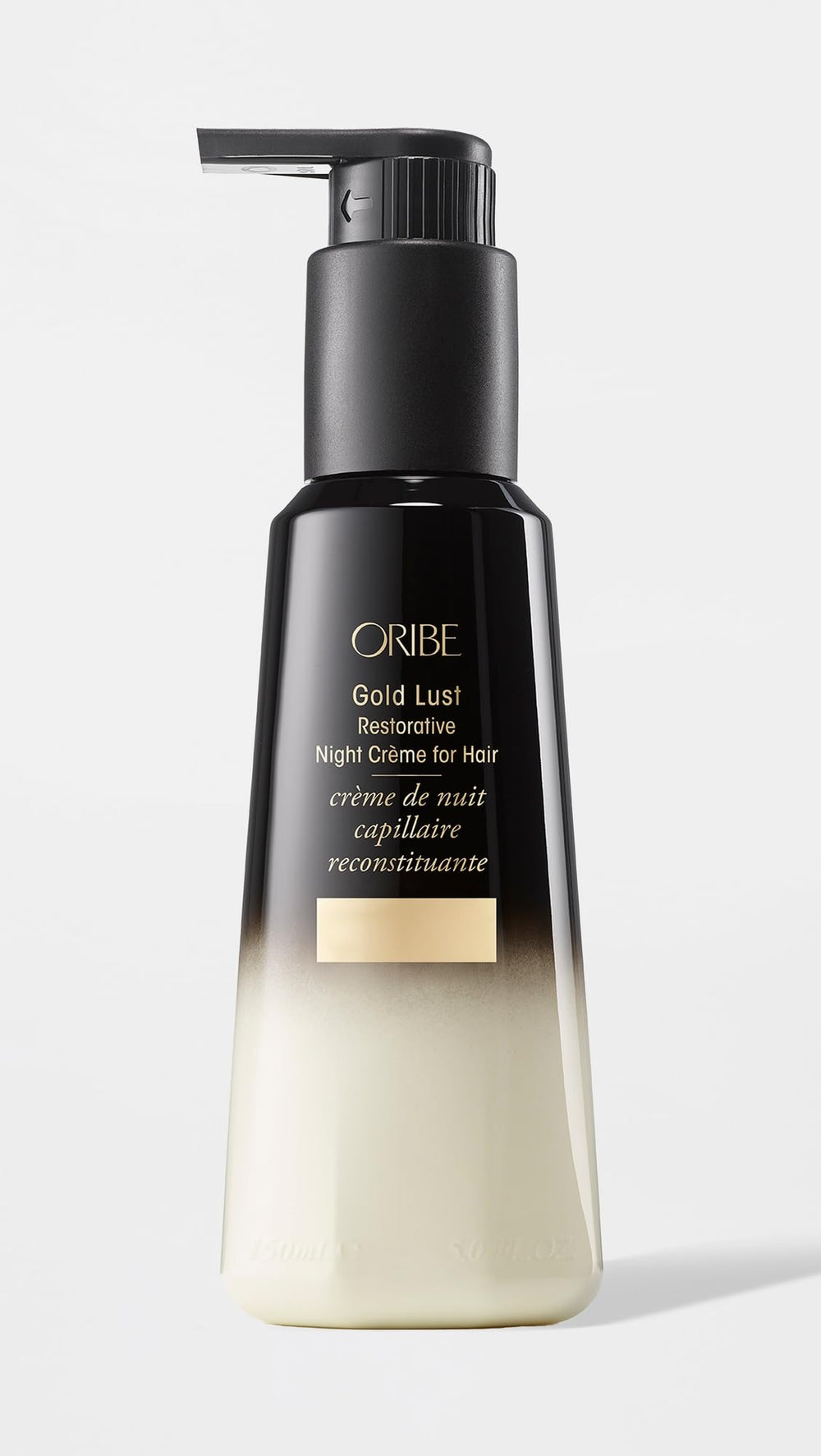 Close-up of ORIBE Gold Lust Night Cream texture for lightweight hydration