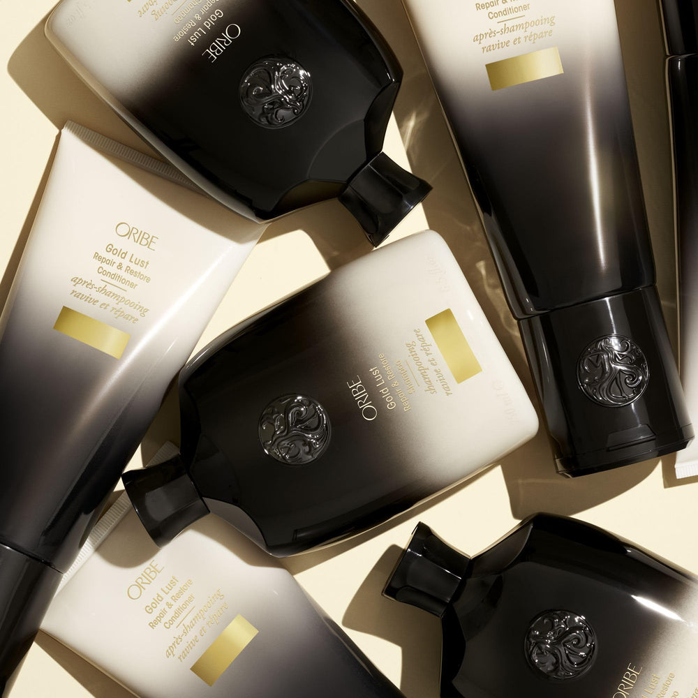 Oribe Gold Lust Shampoo scalp balance focus, soothing cleansing impression