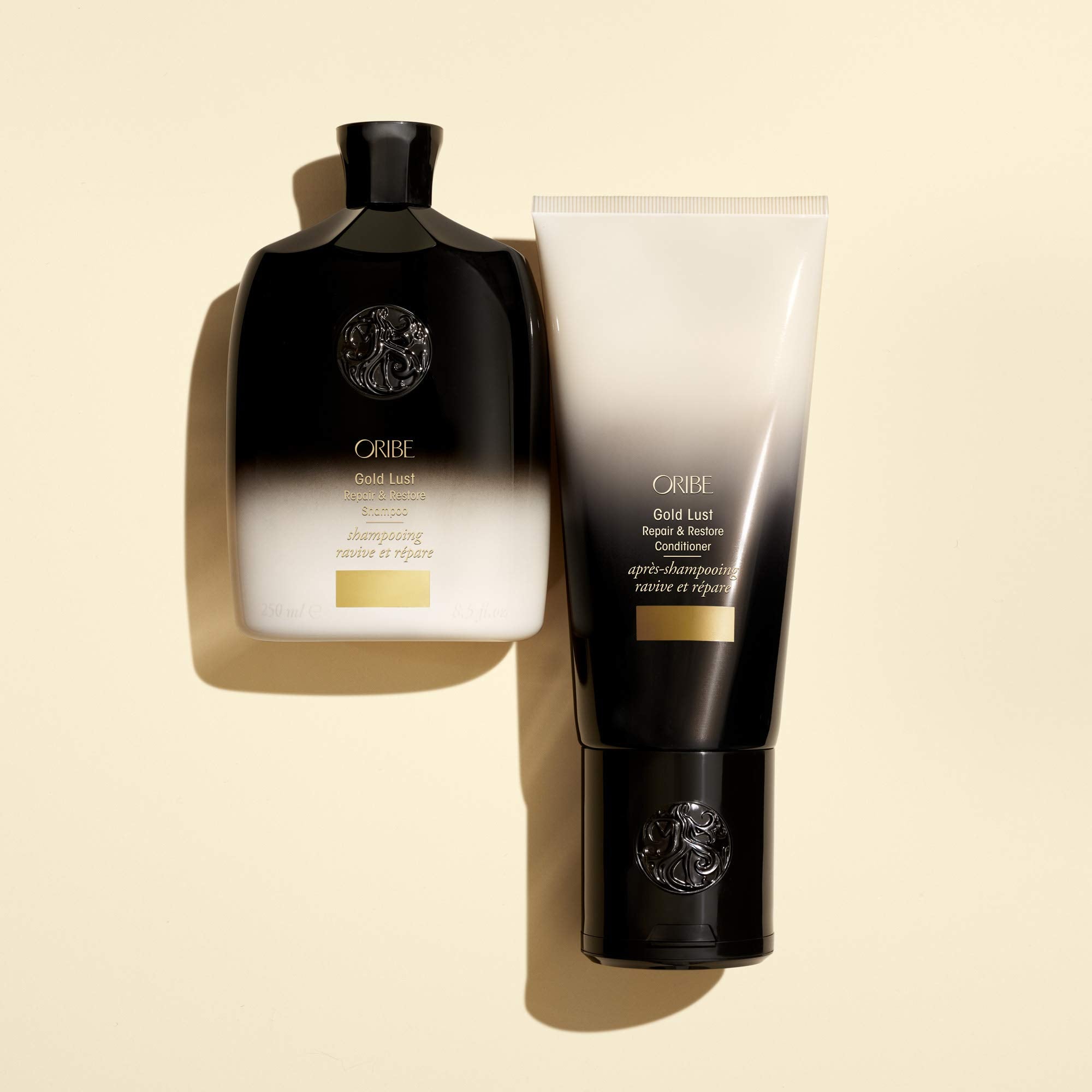 Oribe Gold Lust Shampoo uv protection emphasis, guarding hair from sun