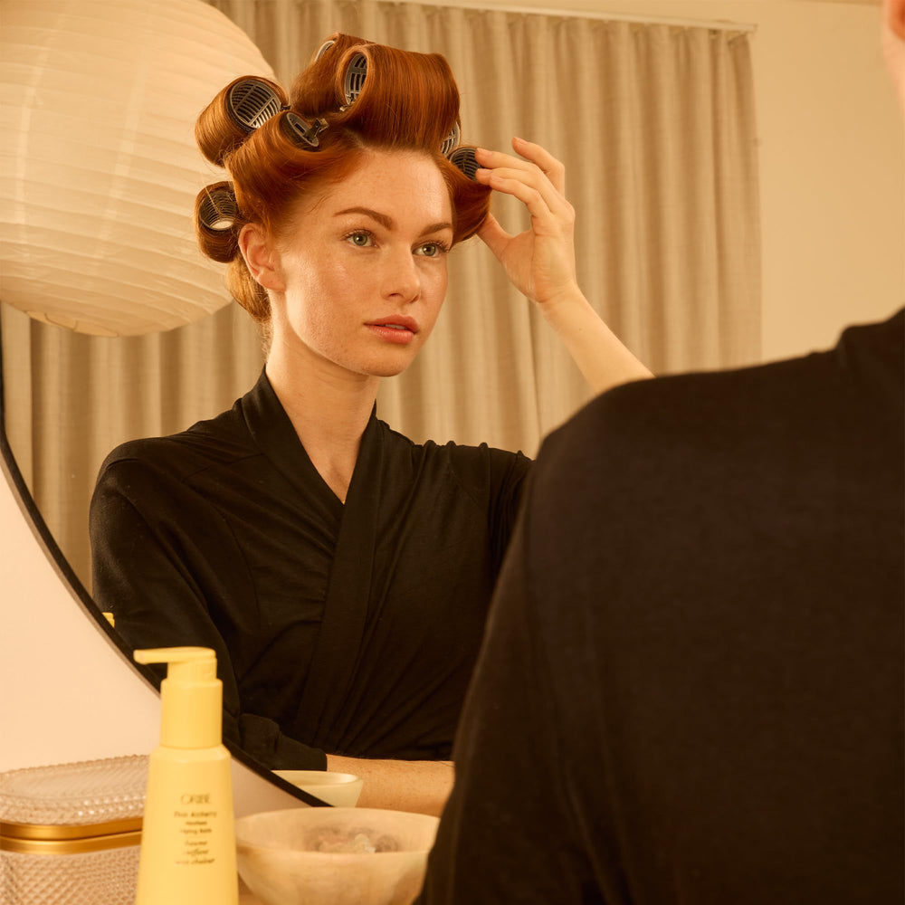 Oribe Curative Blend ingredients illustrated with the balm