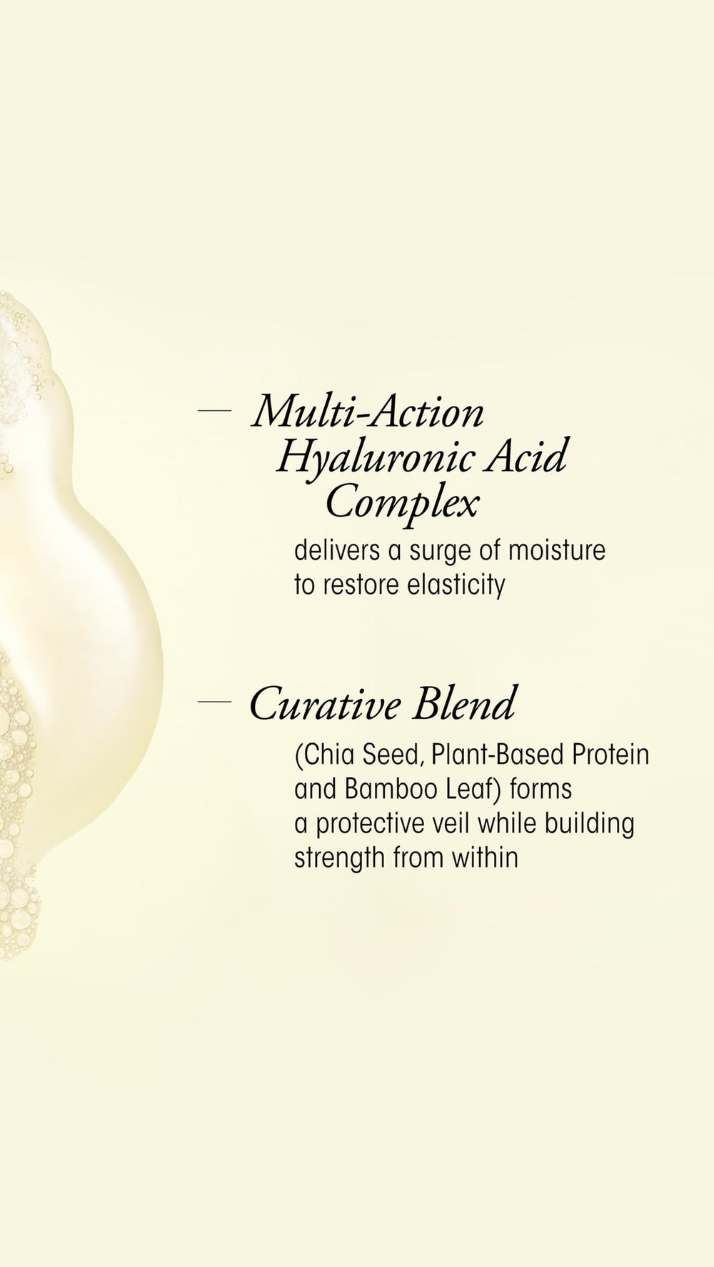 Oribe Hair Alchemy Resilience Shampoo displayed in bathroom for daily luxury cleansing.