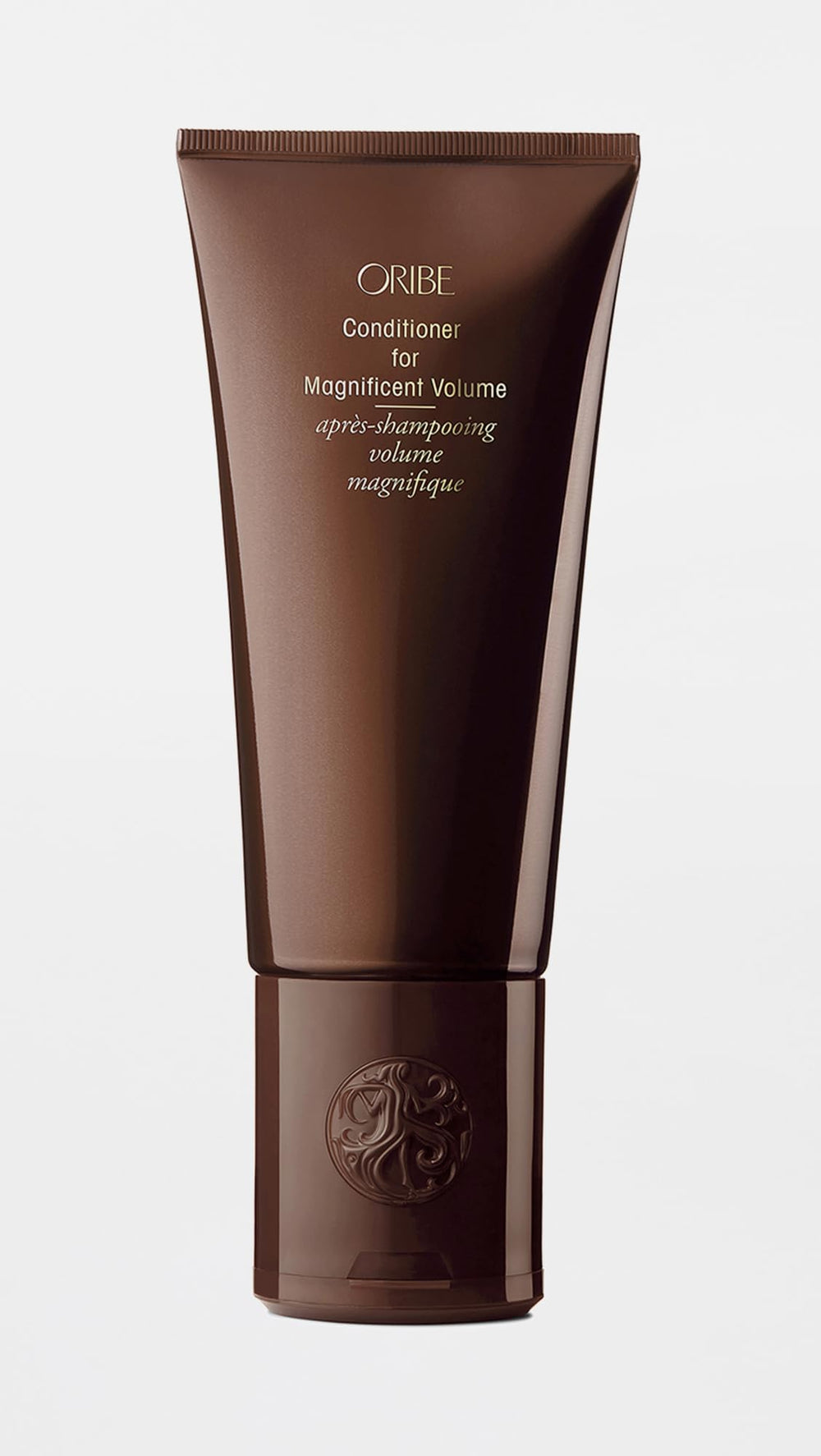Oribe Magnificent Volume packaging front highlighting premium hair care