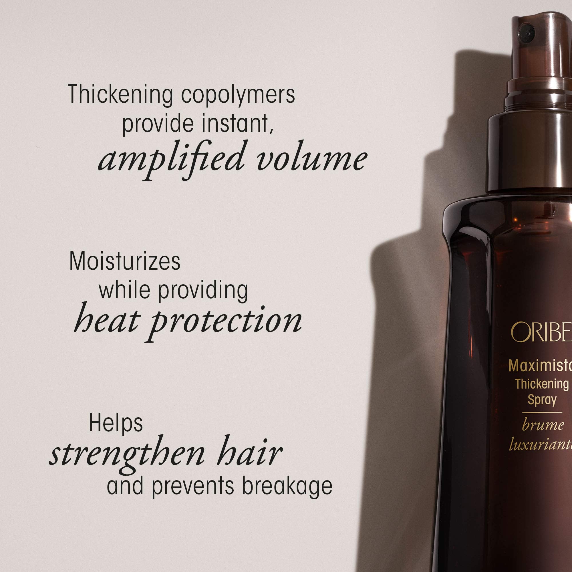 Portrait of Oribe Maximista scent branding hinting at signature fragrance